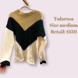 Tularosa Knit Color block Sweater